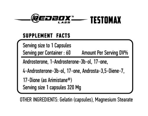 Supplements Red Box Labs  Testomax