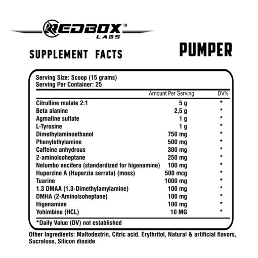 Supplements Red Box Labs PUMPER